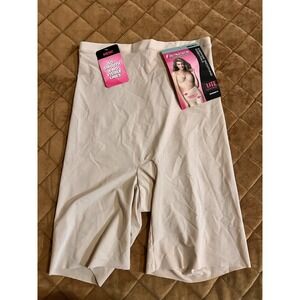 Maidenform Flexees High Waisted Shapewear Beige S 5 Tummy Control NWT Minor Flaw